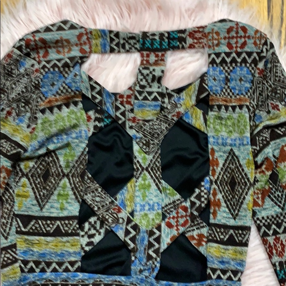 Multicolor pattern dress - Picture 3 of 3